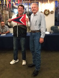 Charles Dolwett with 2022 Commodore, Jerry McNulty