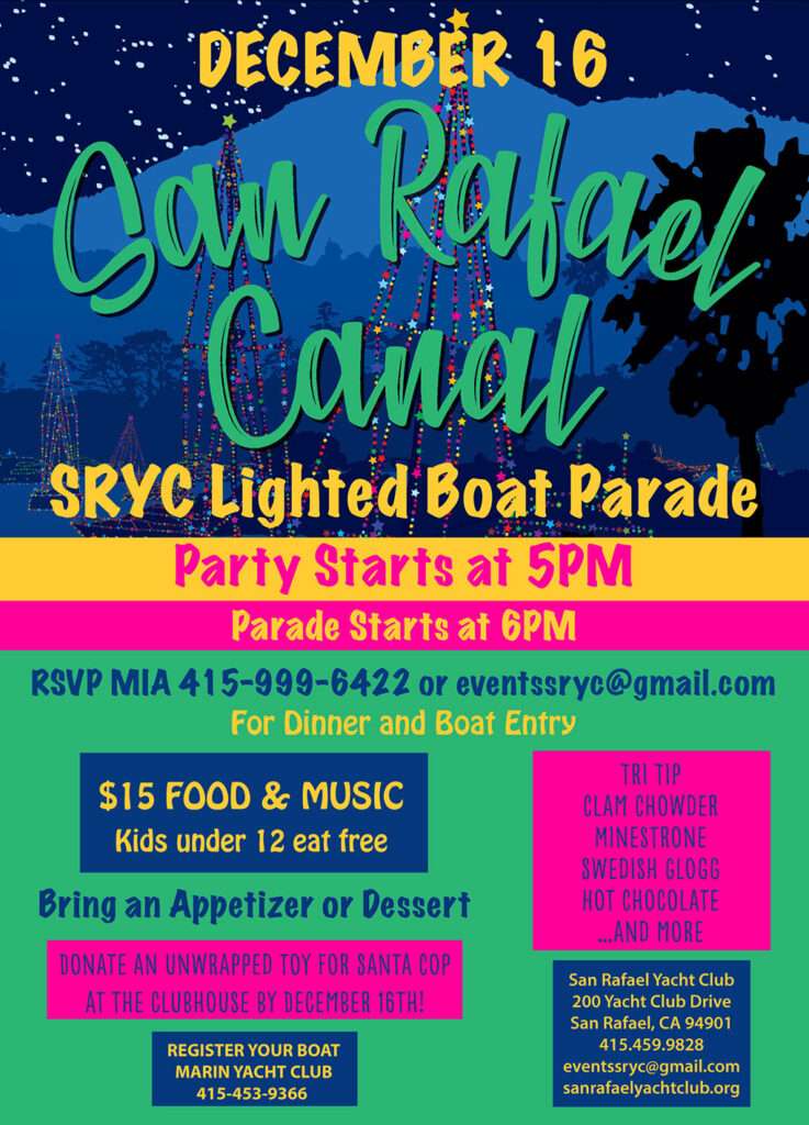 SRYC Lighted Boat Parade San Rafael Yacht Club