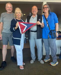 Burt & Barbe Drobnis w/ Commodore, Jerry McNulty & RC, Mia Bernt 5.2.24