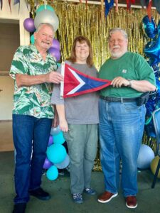 Karen & John Parodi w/Commodore, Jerry McNulty 6.6.24